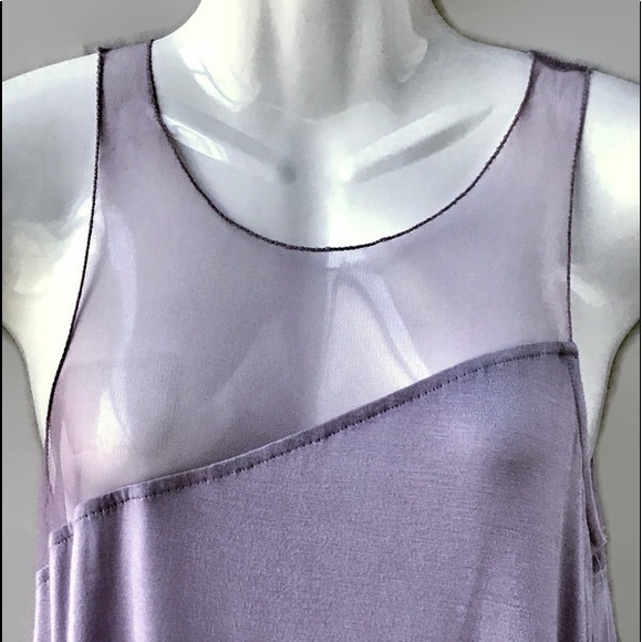 Free People NWT Lavender Asymmetrical Top, XS - Picture 3 of 8